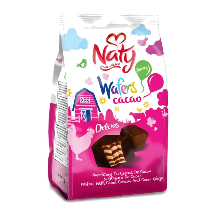 Naty ostya kakaós krémmel és bevonattal 140 g