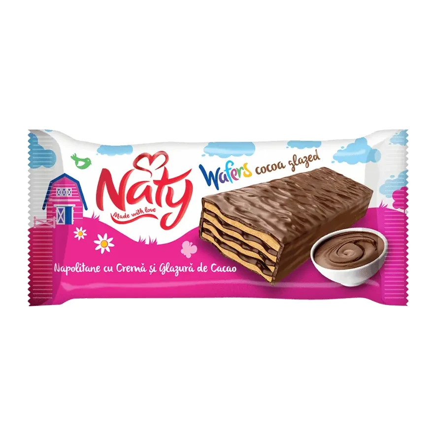 Naty – Ostya kakaókrémmel és -bevonattal 40 g