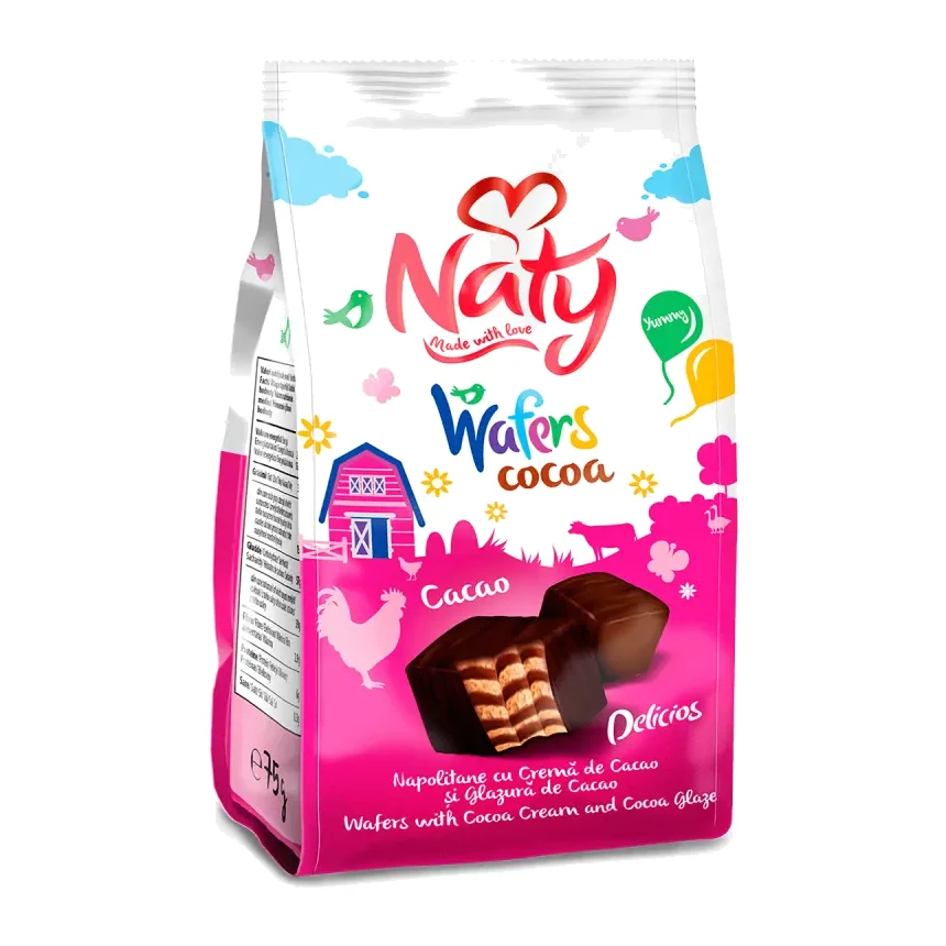 Naty Ostyák kakaókrémmel és kakaóbevonattal 75 g