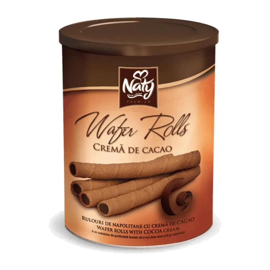 Naty Wafer Rolls – Bécsi ostyák kakaókrémmel 400 g