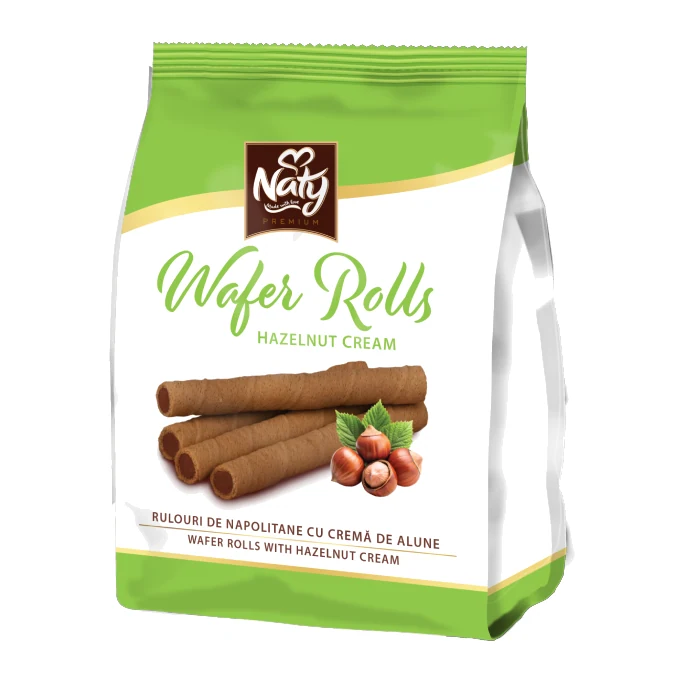 Naty Wafer Rolls – Ostyatekercsek mogyorókrémmel 100 g