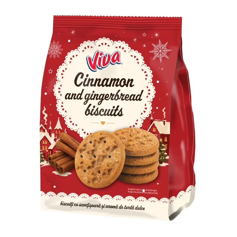 Biscuiți Viva cu scorțișoară și aromă de turtă dulce 150 g