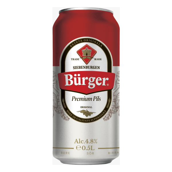 Bürger Bere Premium Pils – 0.5 l doză