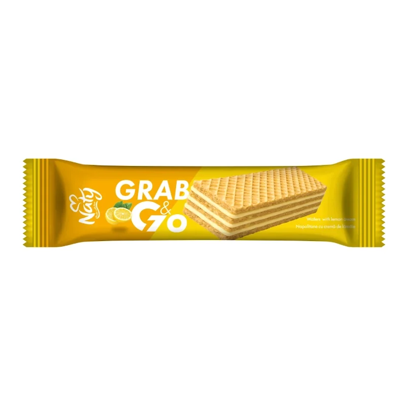 Naty Grab&Go – Napolitană cu cremă de lămâie 28 g