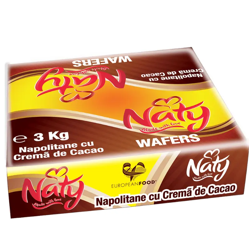 Naty Napolitane cu Cremă de Cacao 3 kg