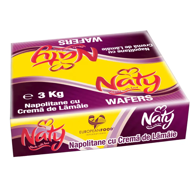 Naty Napolitane cu Cremă de Lămâie 3 kg