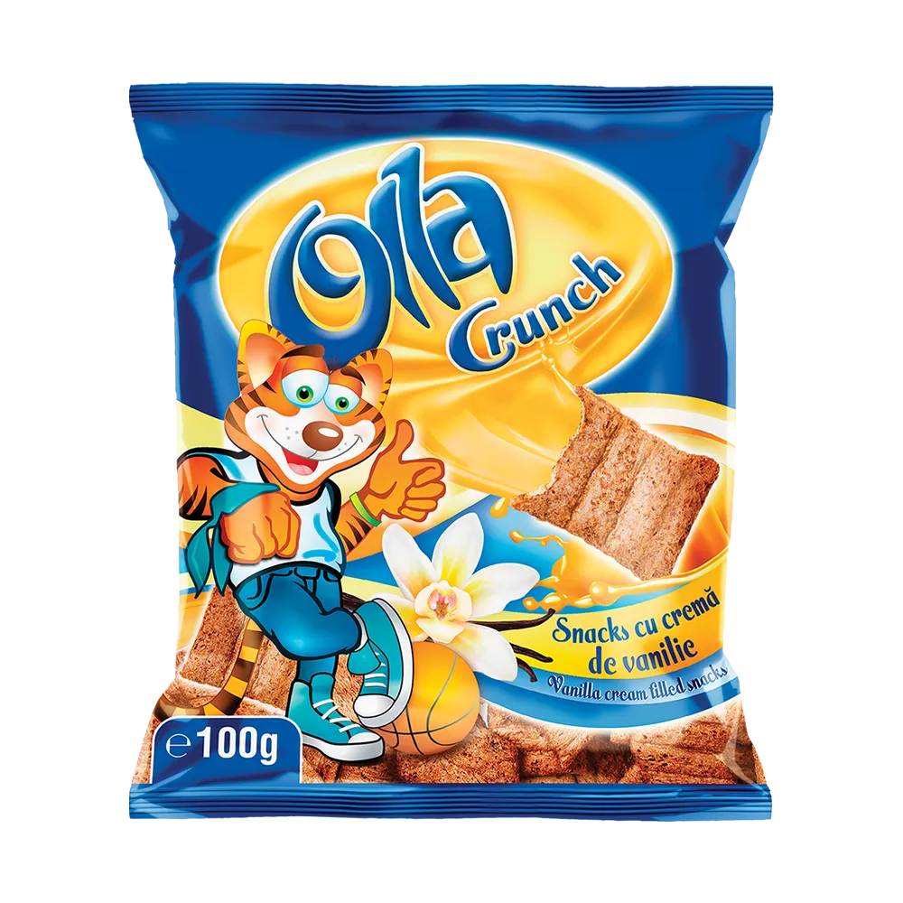 Olla Crunch – Snacks mit Vanillecreme 100 g