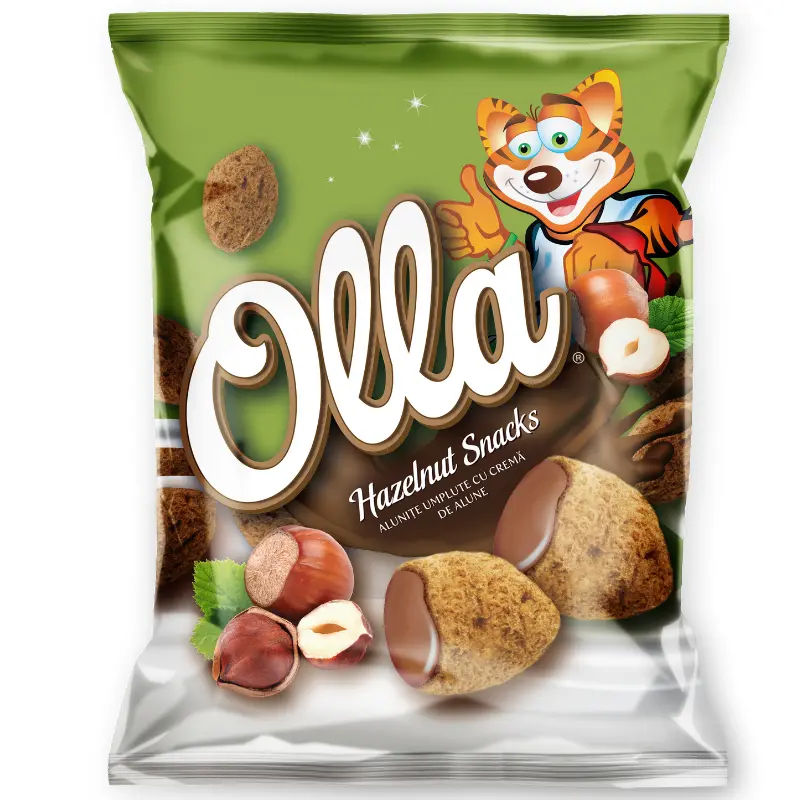 Olla Snacks – Mogyorókrémmel Töltött Falatkák 100 g