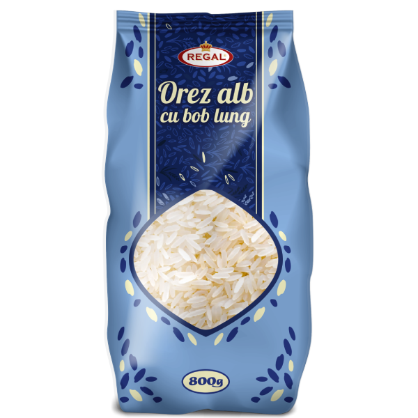 Regal Orez Alb cu Bob Lung 800 gr