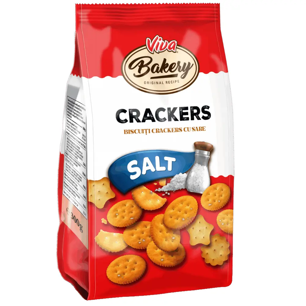 Viva Bakery Biscuiți Crackers cu Sare 100 g