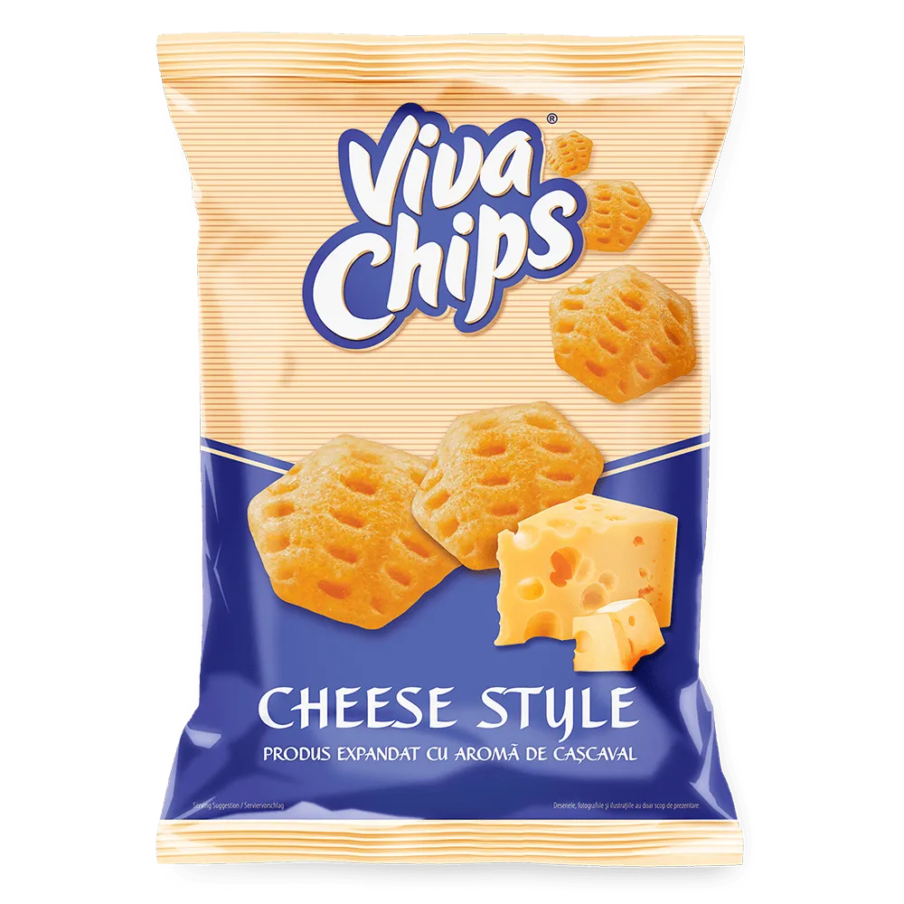 Viva Chips cu Aromă de Cașcaval 100 g