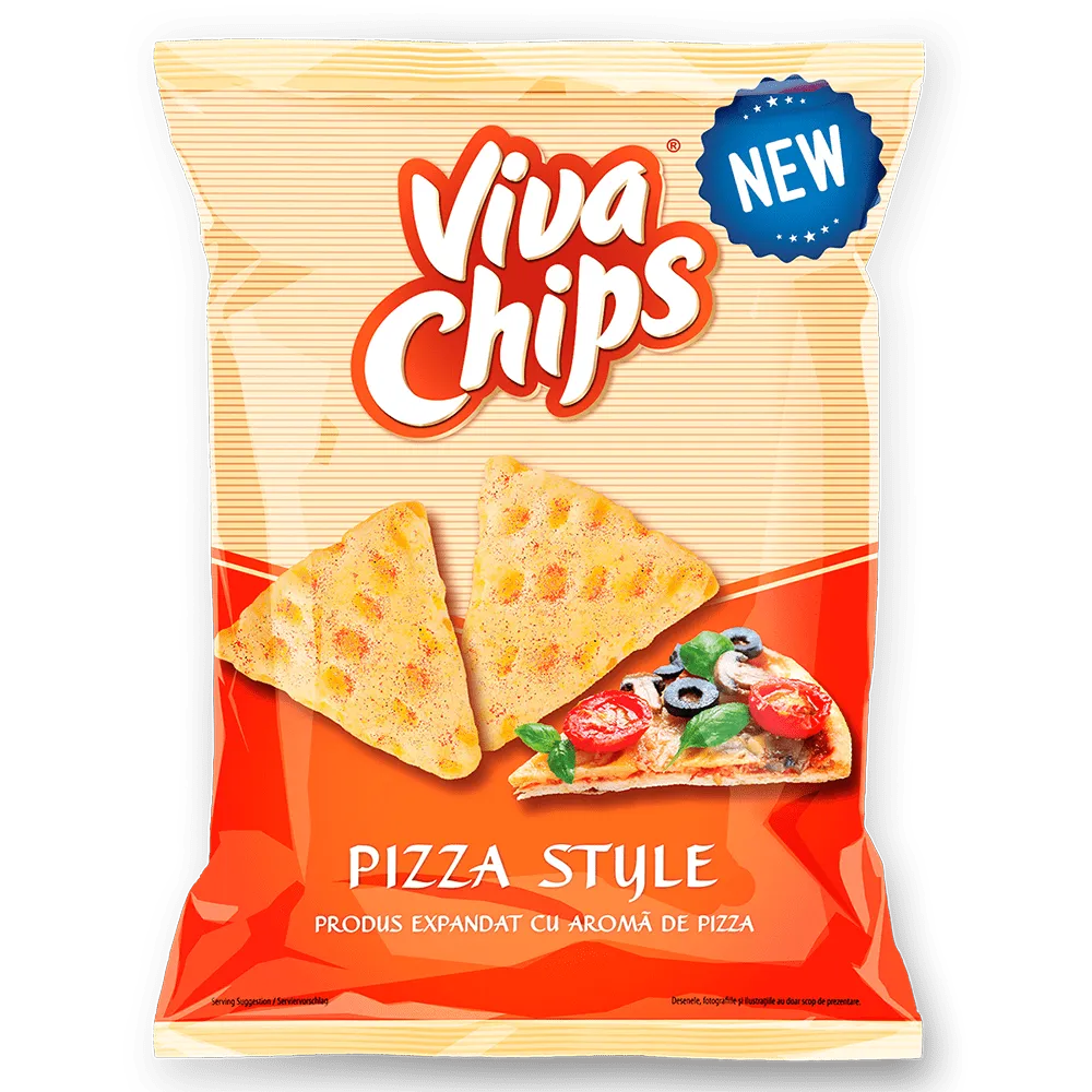 Viva Chips cu Aromă de Pizza 100 g