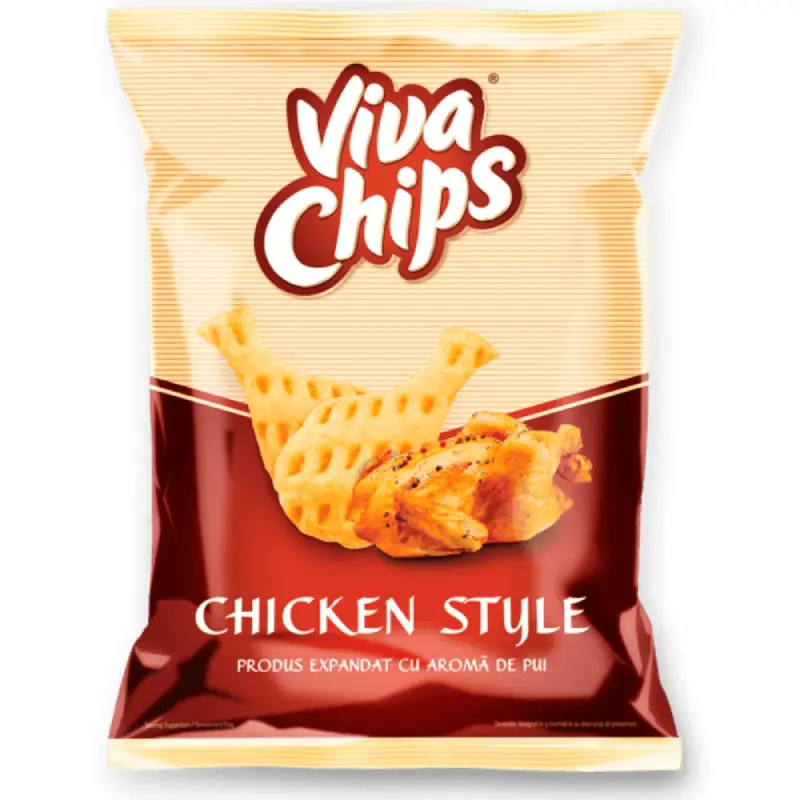 Viva Chips cu Aromă de Pui 100 g