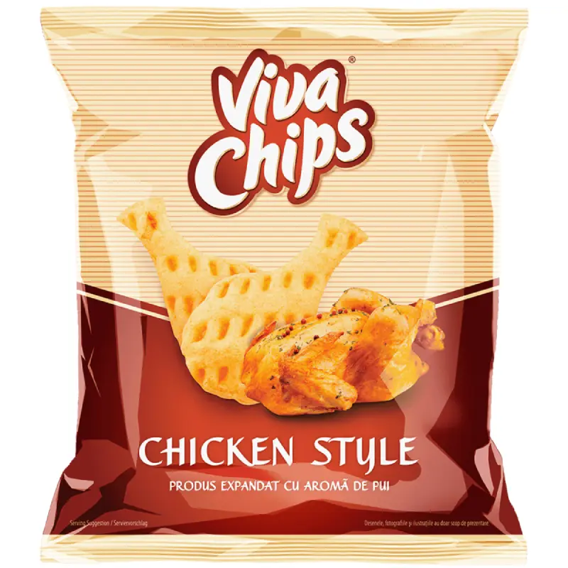 Viva Chips cu Aromă de Pui 50 g