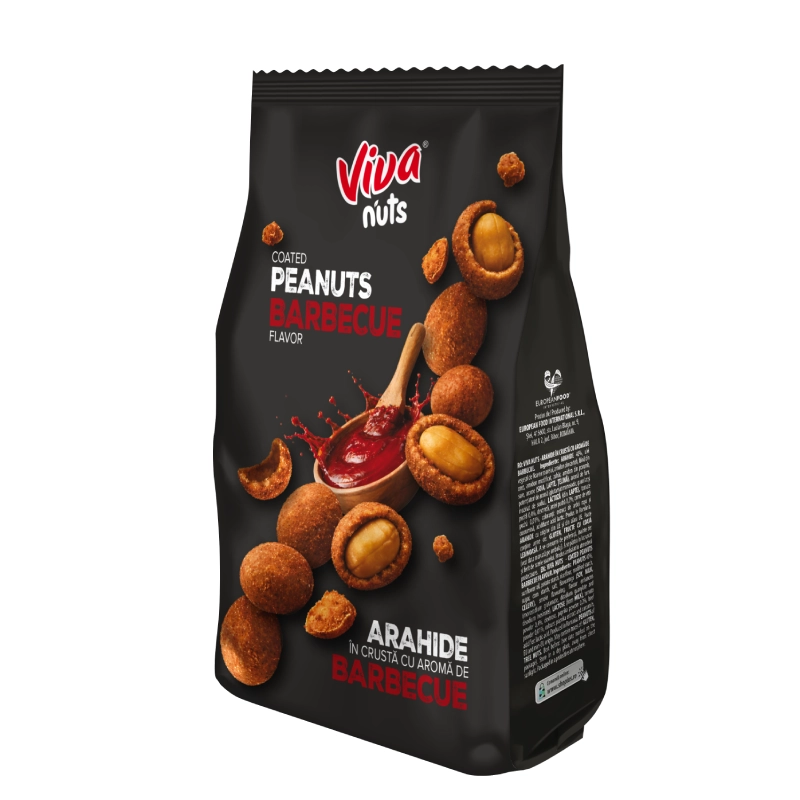 Viva Nuts – Arahide în Crustă cu Aromă de Barbecue 150 g