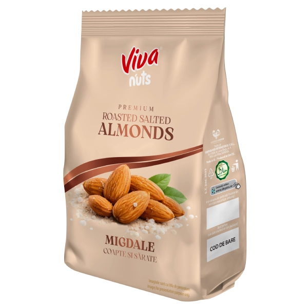 Viva Nuts – Migdale Coapte și Sărate 135 g