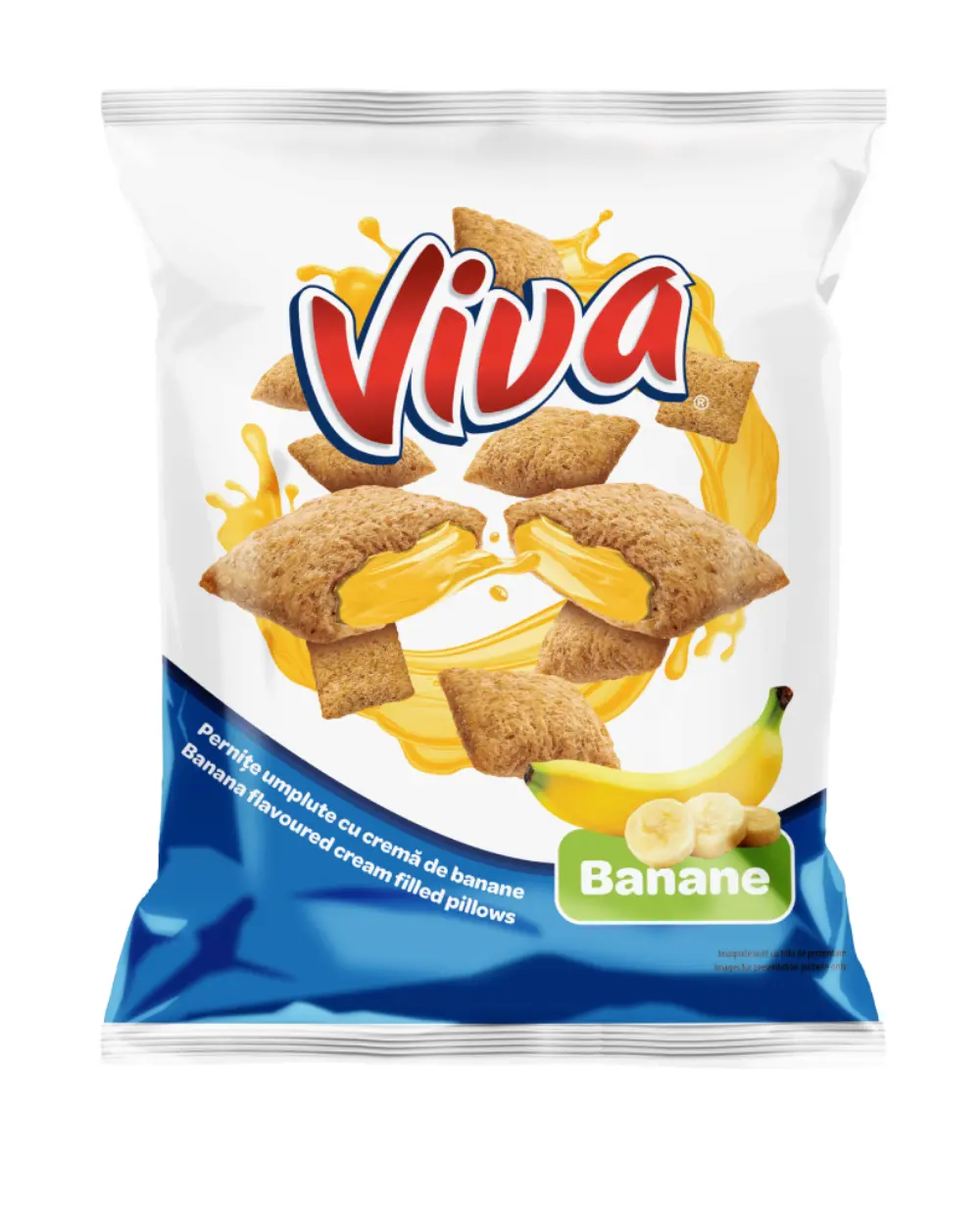 Viva Pernițe Umplute cu Cremă de Banane 200 g