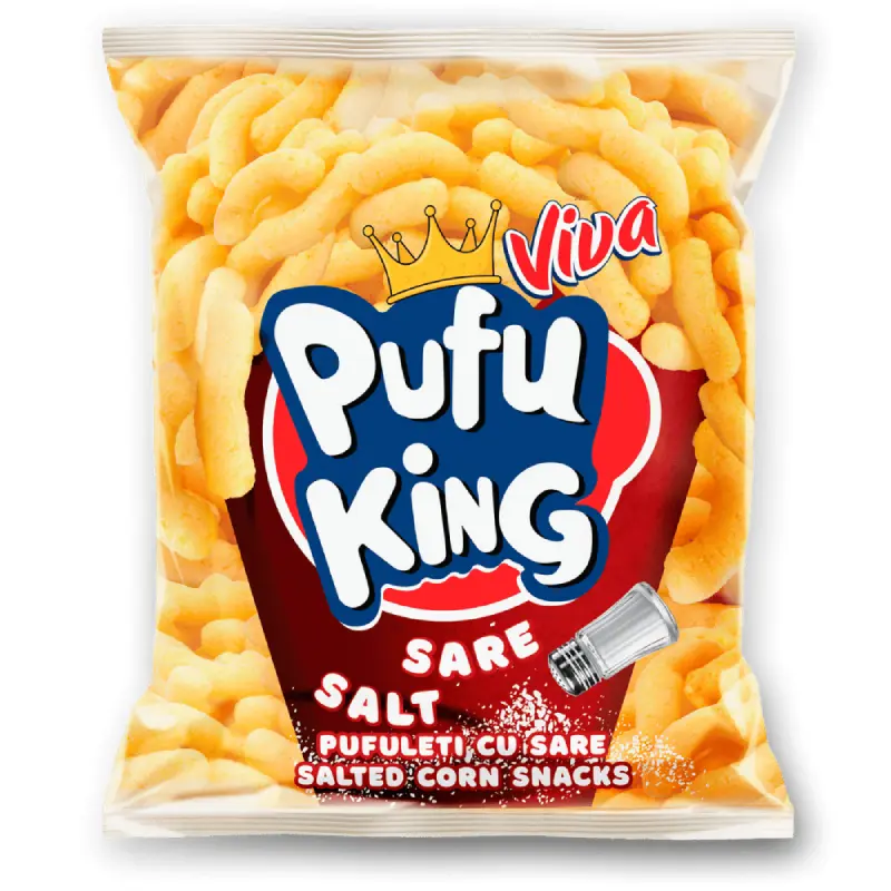Viva Pufu King – Pufuleți cu Sare 45 g