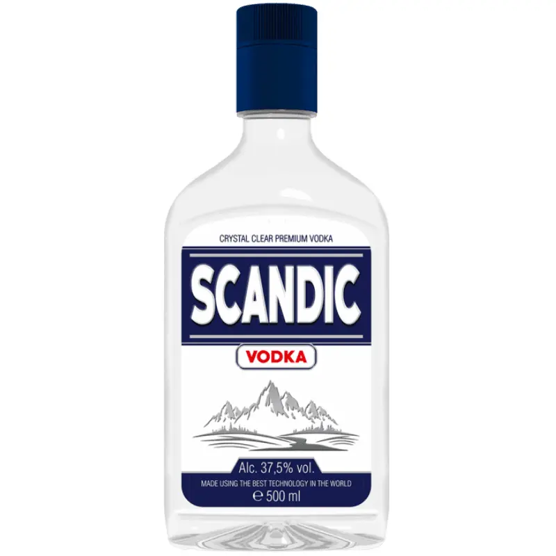 Vodka Scandic 37.5% – 0.5 l PET